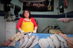 Soledad, 37 ans. Marché central d'Ancud